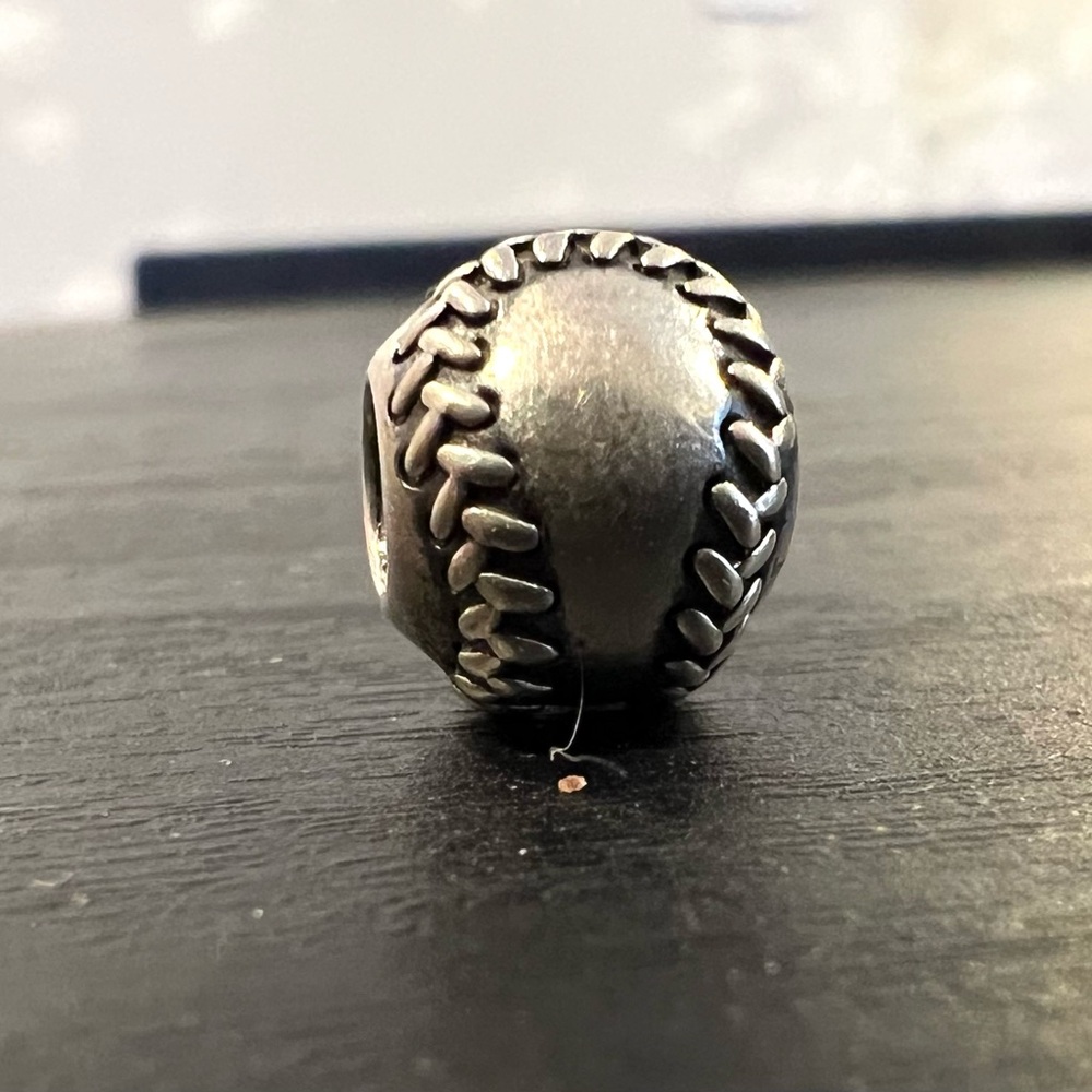 Pandora Retired Charm | Baseball